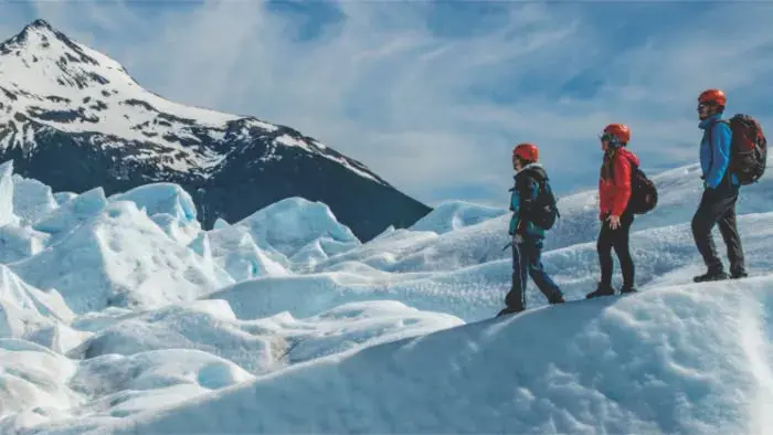 Small group ice trekking on Perito Moreno Glacier