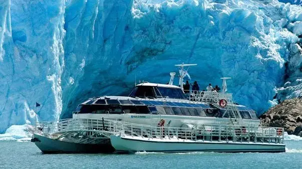 View of Perito Moreno Glacier from the water